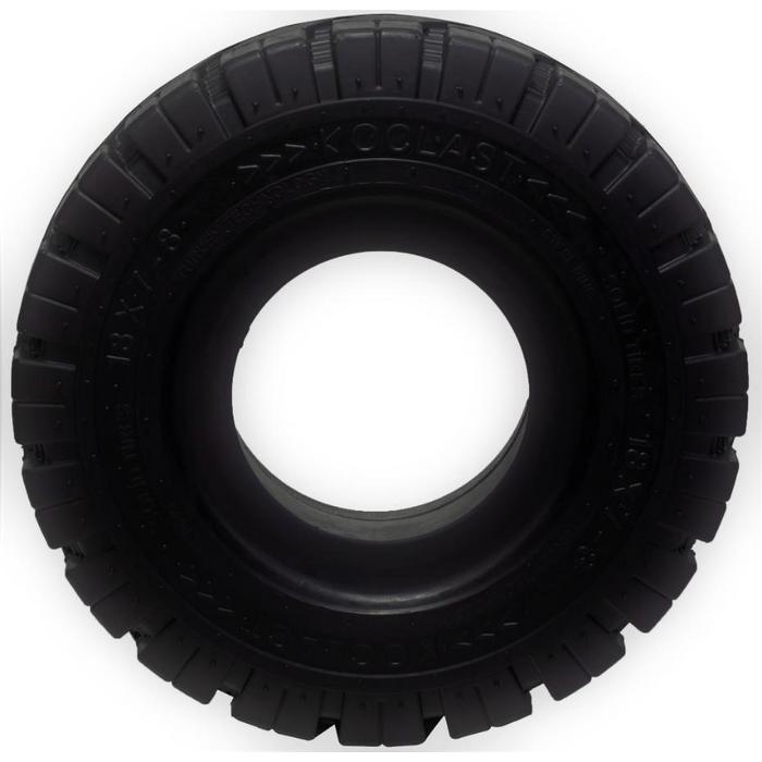 18x7-8 (180/7-8) Siyah Dolgu Segmanlı Forklift Lastiği