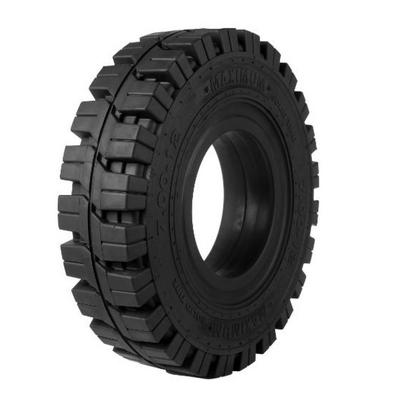 7.00-12 Siyah Dolgu Segmanlı Forklift Lastiği