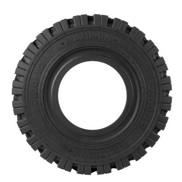 7.00-12 Siyah Dolgu Segmanlı Forklift Lastiği